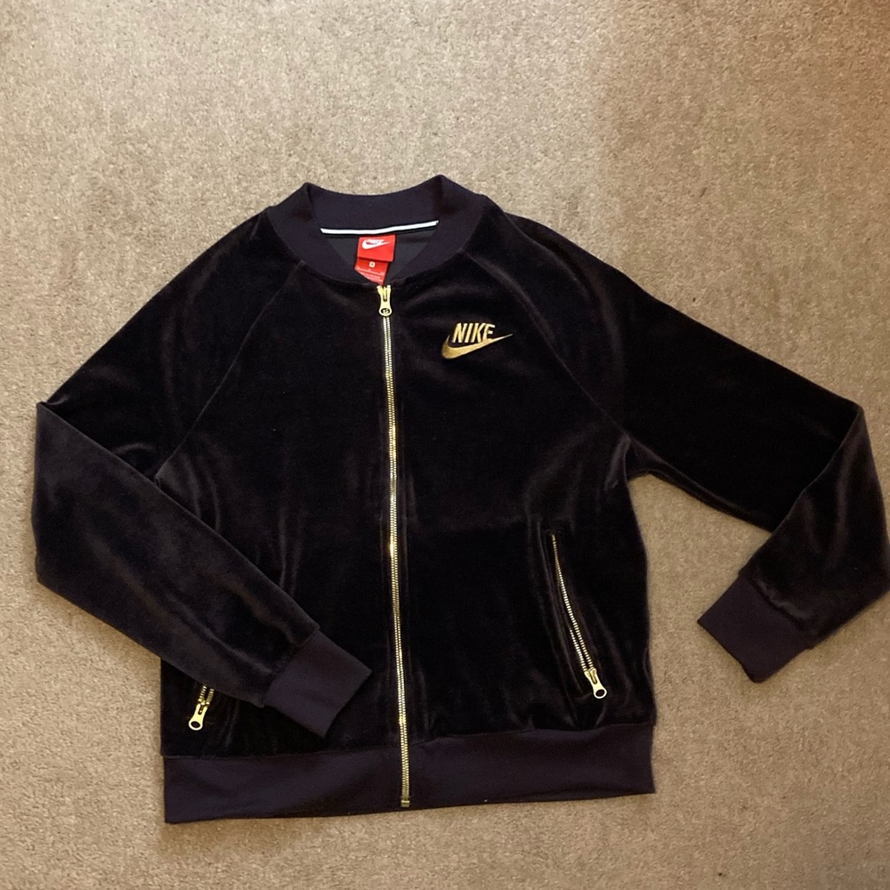 Deep Purple Velvet Nike Jacket